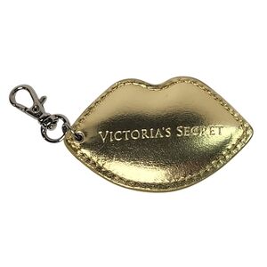 Victoria's Secret Metallic Gold Lips Keychain or Bag Charm